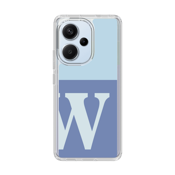 Slim Protection Case［ Original - initial two tone - W blue ］