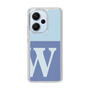 Slim Protection Case［ Original - initial two tone - W blue ］