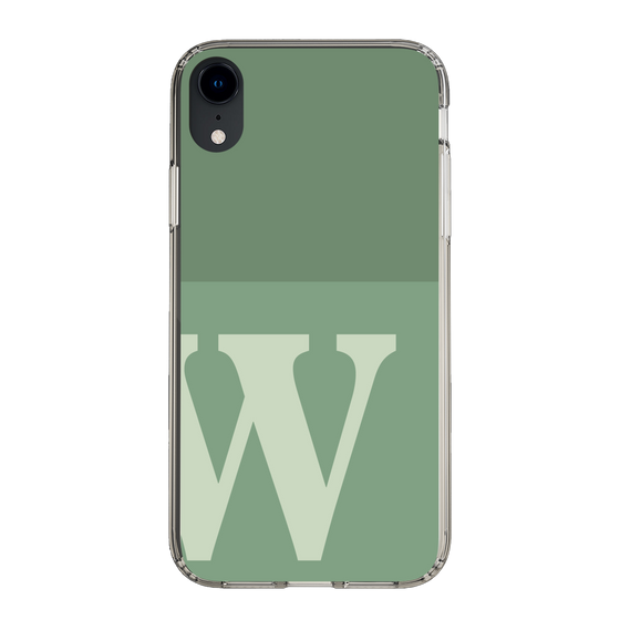 Slim Protection Case［ Original - initial two tone - W green ］