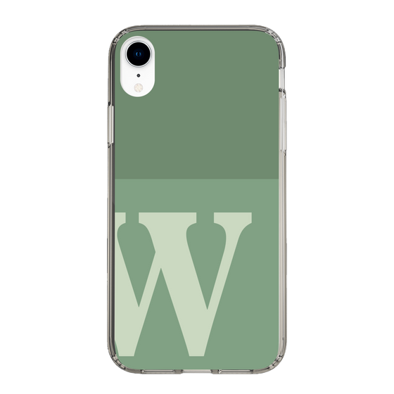 Slim Protection Case［ Original - initial two tone - W green ］
