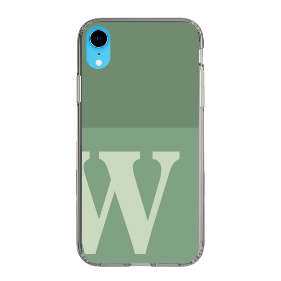 Slim Protection Case［ Original - initial two tone - W green ］