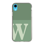 Slim Protection Case［ Original - initial two tone - W green ］