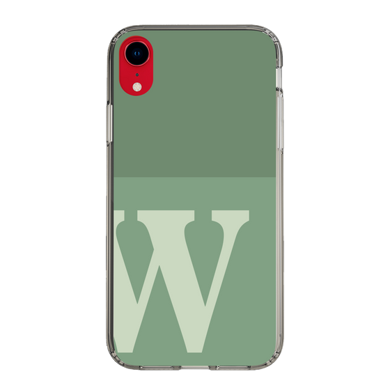 Slim Protection Case［ Original - initial two tone - W green ］