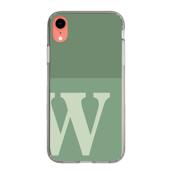 Slim Protection Case［ Original - initial two tone - W green ］