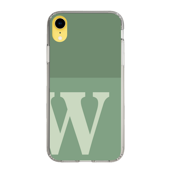Slim Protection Case［ Original - initial two tone - W green ］