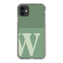 Slim Protection Case［ Original - initial two tone - W green ］