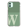 Slim Protection Case［ Original - initial two tone - W green ］