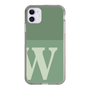 Slim Protection Case［ Original - initial two tone - W green ］