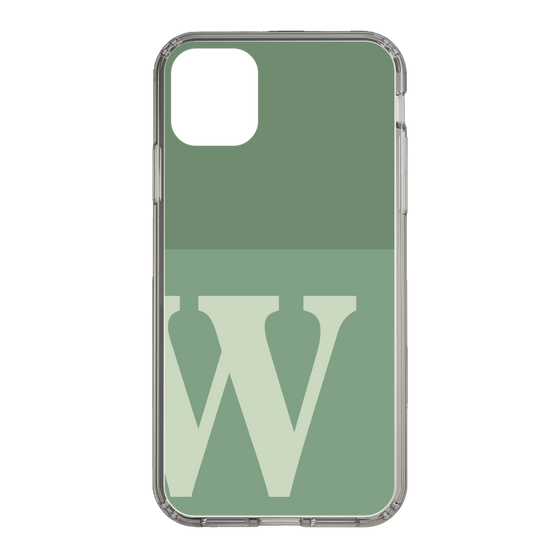 Slim Protection Case［ Original - initial two tone - W green ］