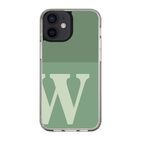 Slim Protection Case［ Original - initial two tone - W green ］