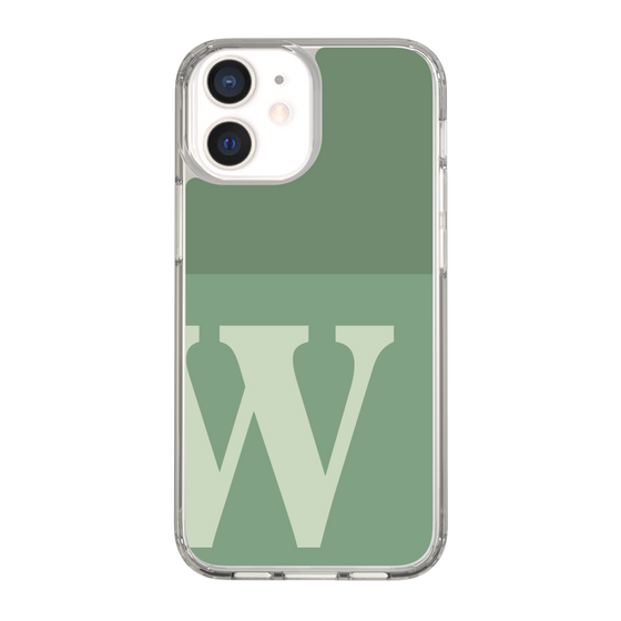 Slim Protection Case［ Original - initial two tone - W green ］