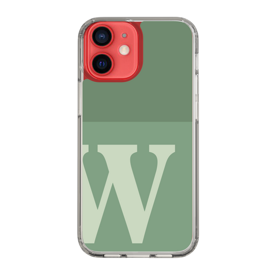 Slim Protection Case［ Original - initial two tone - W green ］