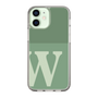 Slim Protection Case［ Original - initial two tone - W green ］