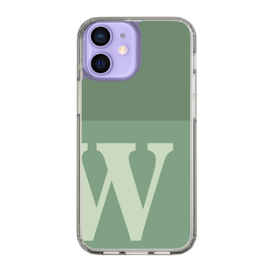 Slim Protection Case［ Original - initial two tone - W green ］