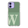 Slim Protection Case［ Original - initial two tone - W green ］
