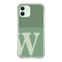 Slim Protection Case［ Original - initial two tone - W green ］