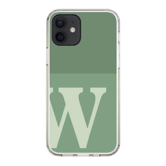 Slim Protection Case［ Original - initial two tone - W green ］