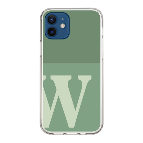 Slim Protection Case［ Original - initial two tone - W green ］