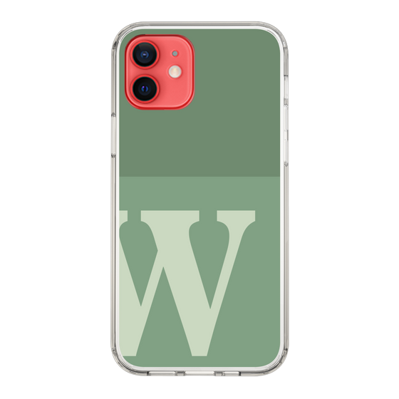 Slim Protection Case［ Original - initial two tone - W green ］