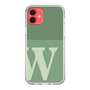 Slim Protection Case［ Original - initial two tone - W green ］