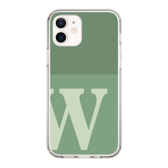 Slim Protection Case［ Original - initial two tone - W green ］