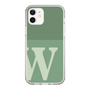 Slim Protection Case［ Original - initial two tone - W green ］