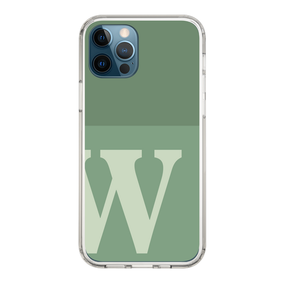 Slim Protection Case［ Original - initial two tone - W green ］