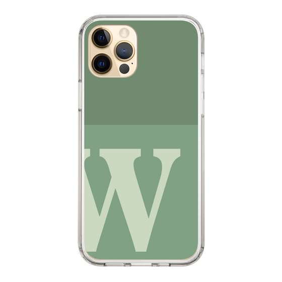Slim Protection Case［ Original - initial two tone - W green ］