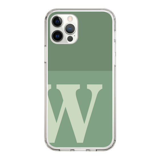 Slim Protection Case［ Original - initial two tone - W green ］