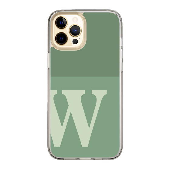 Slim Protection Case［ Original - initial two tone - W green ］