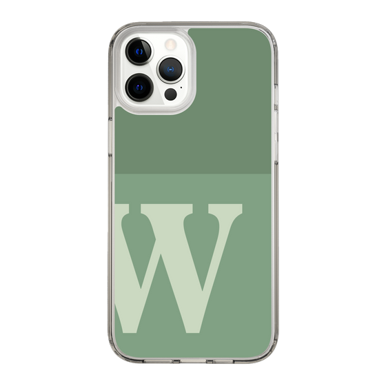 Slim Protection Case［ Original - initial two tone - W green ］