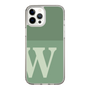 Slim Protection Case［ Original - initial two tone - W green ］