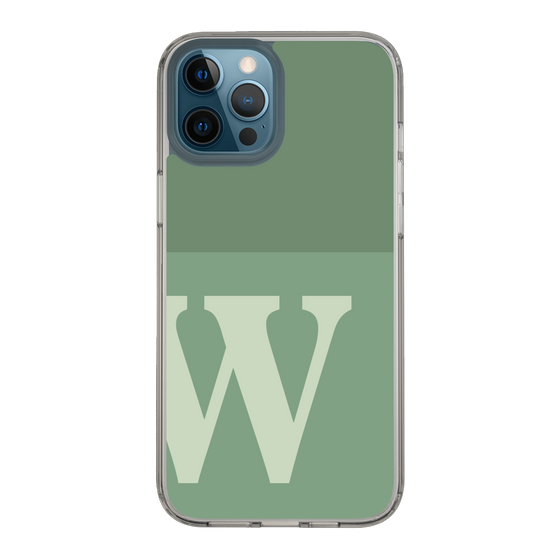 Slim Protection Case［ Original - initial two tone - W green ］