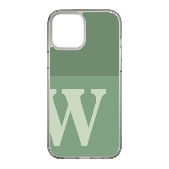 Slim Protection Case［ Original - initial two tone - W green ］
