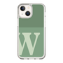 Slim Protection Case［ Original - initial two tone - W green ］