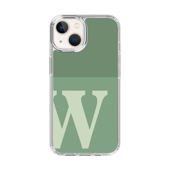 Slim Protection Case［ Original - initial two tone - W green ］