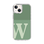 Slim Protection Case［ Original - initial two tone - W green ］
