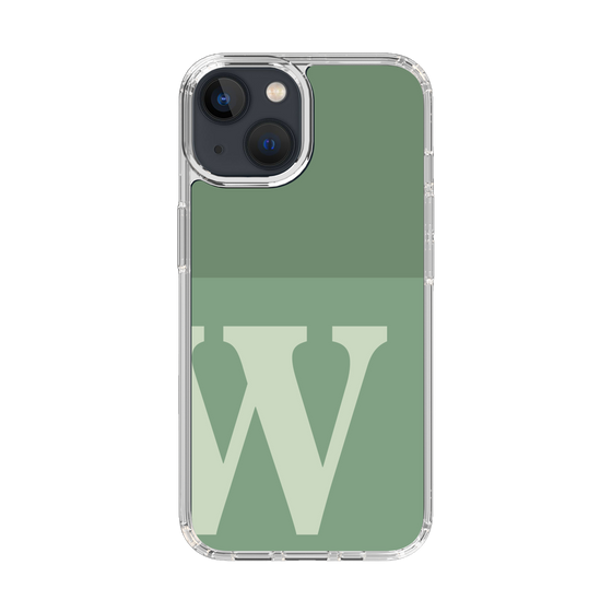 Slim Protection Case［ Original - initial two tone - W green ］