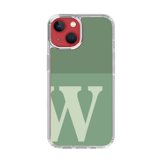 Slim Protection Case［ Original - initial two tone - W green ］