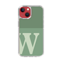 Slim Protection Case［ Original - initial two tone - W green ］