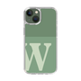 Slim Protection Case［ Original - initial two tone - W green ］