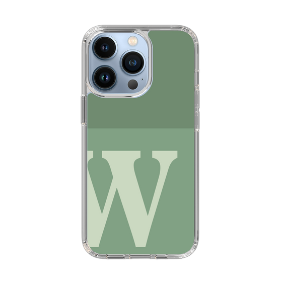 Slim Protection Case［ Original - initial two tone - W green ］