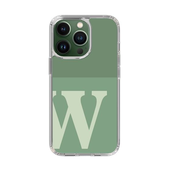 Slim Protection Case［ Original - initial two tone - W green ］