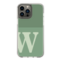 Slim Protection Case［ Original - initial two tone - W green ］