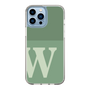 Slim Protection Case［ Original - initial two tone - W green ］