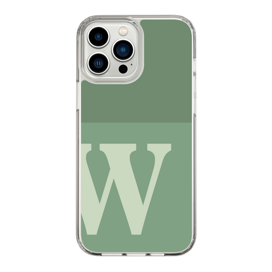Slim Protection Case［ Original - initial two tone - W green ］