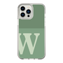 Slim Protection Case［ Original - initial two tone - W green ］