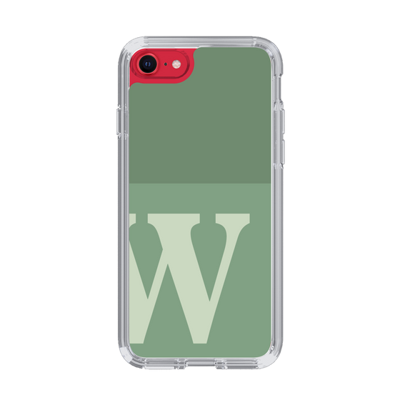 Slim Protection Case［ Original - initial two tone - W green ］