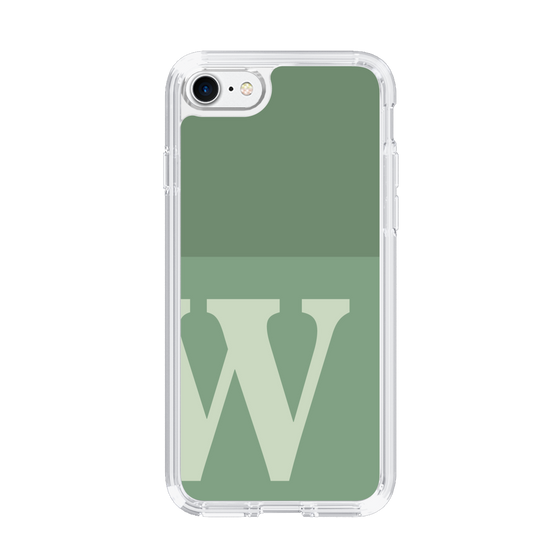Slim Protection Case［ Original - initial two tone - W green ］