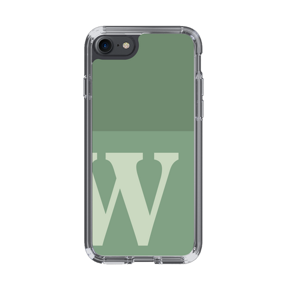 Slim Protection Case［ Original - initial two tone - W green ］